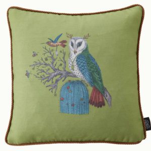 Frontier Lime Square Cushion