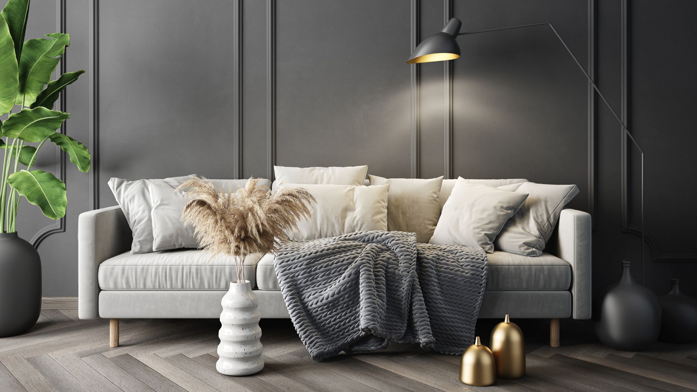 new build living room